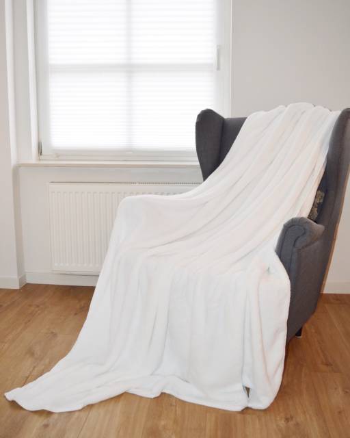 Kuscheldecke Sensation in Weiß